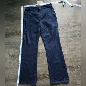 Meshki Dark Blue Straight Leg Jeans
